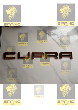 Letras Cupra pack de 5 letras cupra paragolpes