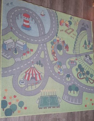 Alfombra infantil de tela para niños