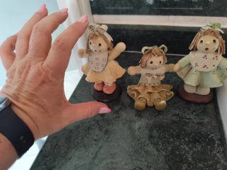 Set di figure decorative vintage