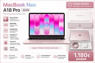 MacBook Neo A18 Pro con Touch ID