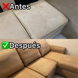 Limpieza de sofá