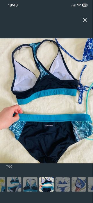 Lote 3 bañadores mujer tlla s/m