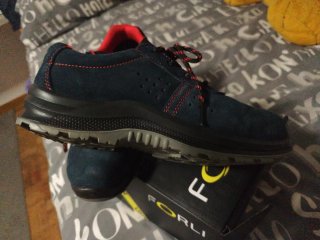 Zapatillas de trabajo azul marino T42