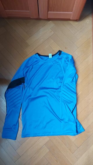Camiseta portero azul con protecciones