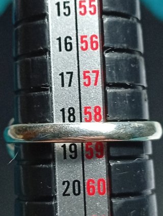 Anillo Plata Ley Turquenita Ovalada