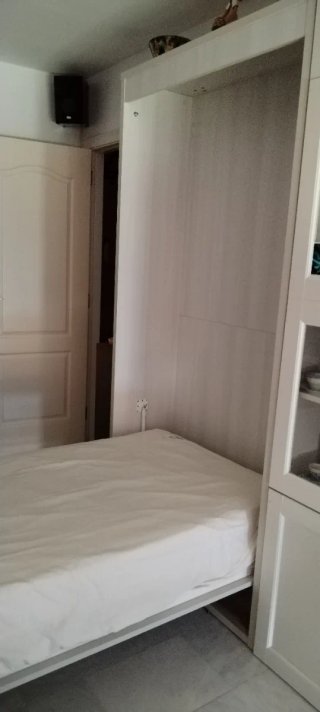 Cama Abatible Vertical Individual con Colchón