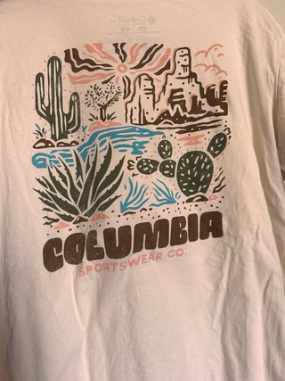 Camiseta Columbia Beige Talla M