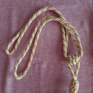 Coppia di embrasse/fermatende eleganti color oro