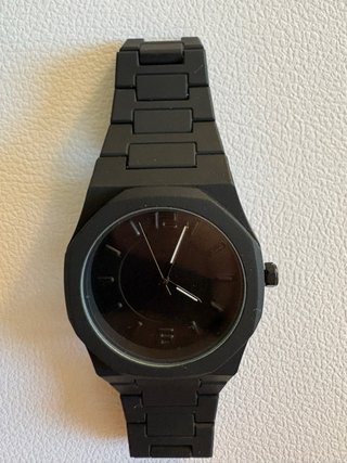 Reloj Negro Pulsera Metálica