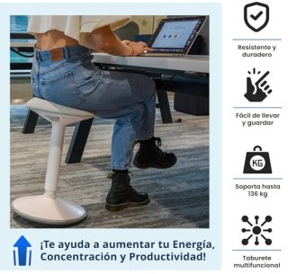 Taburete Oficina Backerz