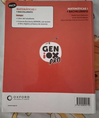 Matemáticas I 1 Bachillerato : Geniox