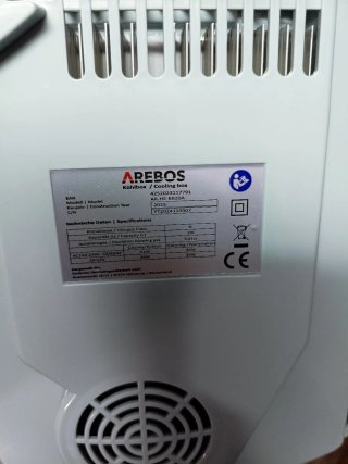Nevera termoeléctrica Arebos de 20 l con Modo Eco