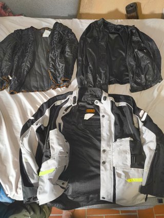 Chaqueta L 4 Estaciones Okami Pro MR Blanca/Negra
