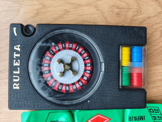 Mini Ruleta Vintage Cayro Anni '80 in perfette condizioni