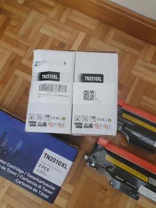 Lote 6 Tóners Compatibles Brother TN2510XL Negro