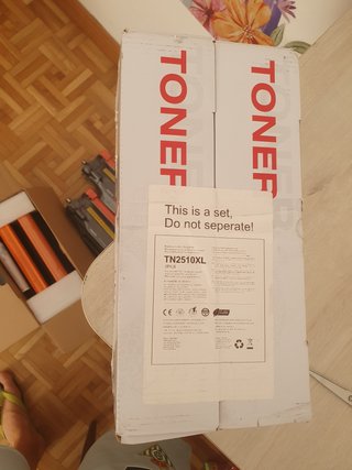 Lote 6 Tóners Compatibles Brother TN2510XL Negro