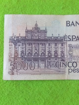Billete 5000 Pesetas Banco de España 1979