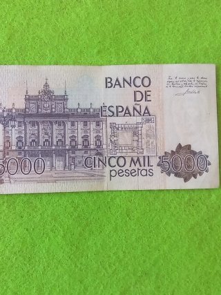 Billete 5000 Pesetas Banco de España 1979