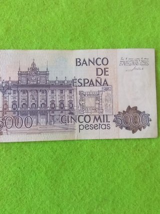 Billete 5000 Pesetas Banco de España 1979