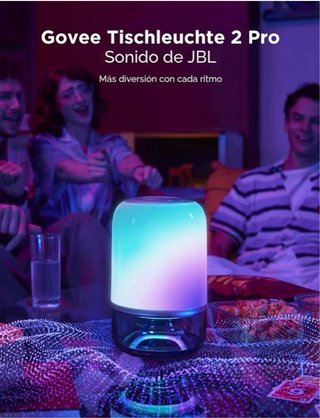 Lámpara Groove 2 Pro & JBL altavoz con garantia