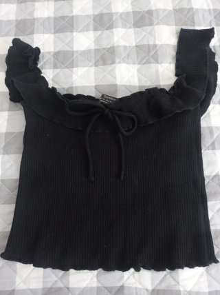 Top Bershka Negro .