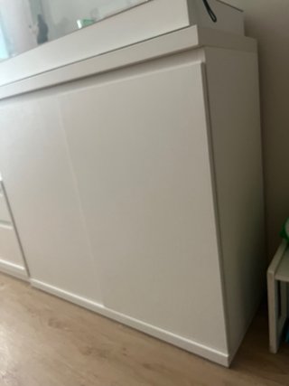 Mueble aparador de madera blanco