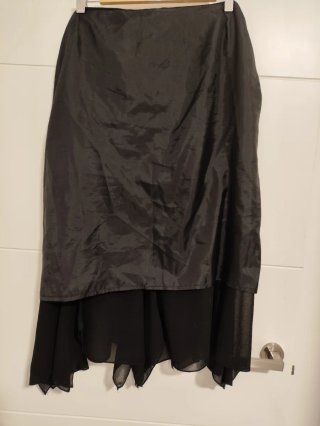 Falda larga negra Talla 54