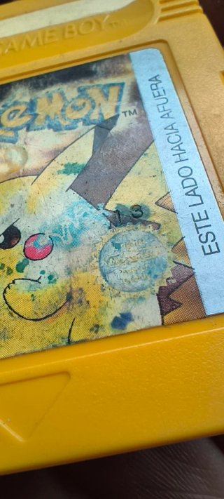 Pokemon Amarillo Game Boy Nintendo DMG-APSS-ESP