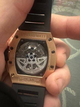 Reloj Richar Oro Negro hombre
