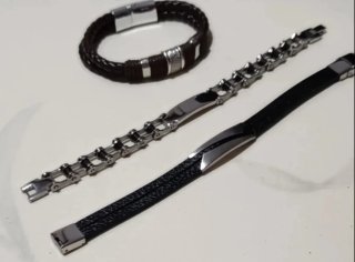 Lote 3 Pulseras Hombre