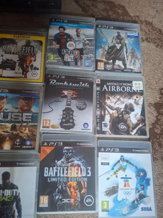 PS3 + 3 Mandos + 18 Juegos Originales