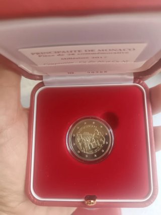 Mónaco 2017 Proof 2€ Conmemorativa