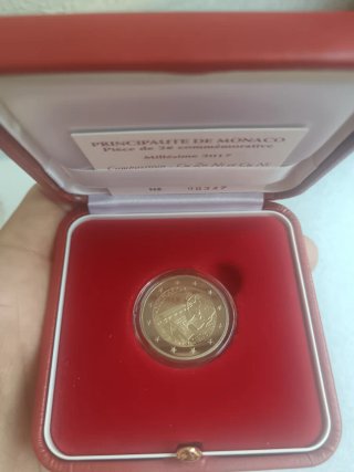 Mónaco 2017 Proof 2€ Conmemorativa