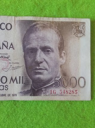 Billete 5000 Pesetas Banco de España 1979