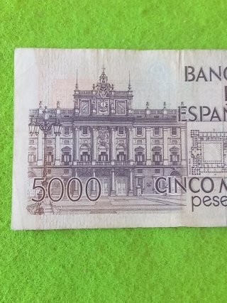 Billete 5000 Pesetas Banco de España 1979
