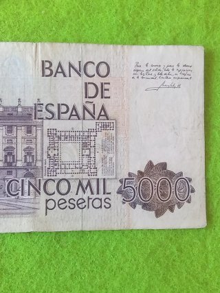 Billete 5000 Pesetas Banco de España 1979