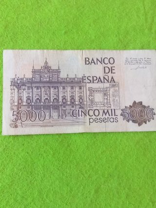 Billete 5000 Pesetas Banco de España 1979