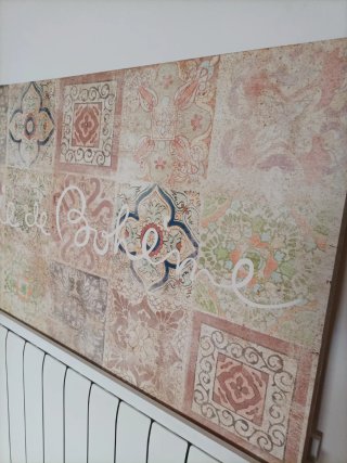Lámina decorativa La vie de Bohème 120 cm largo