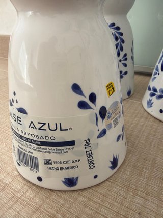 5 Botellas Vacías Tequila Clase Azul 70cl
