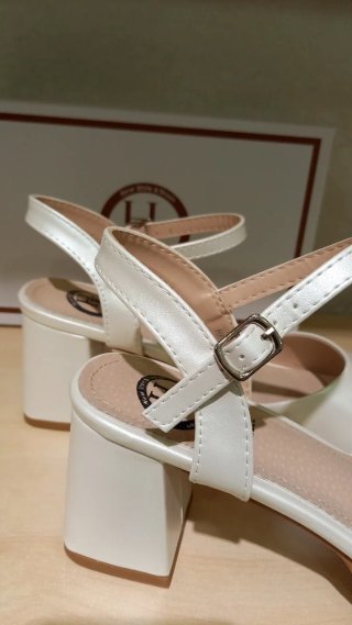 Sandali donna bianco perla 40