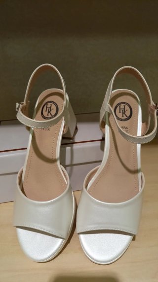 Sandali donna bianco perla 40
