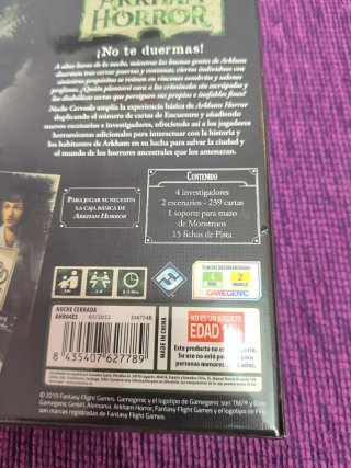 Expansión Noche Cerrada para  Arkham Horror