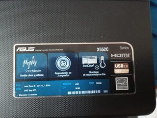 Portatil Asus X552C (1864)