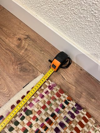 Tappeto in cotone multicolore intrecciato