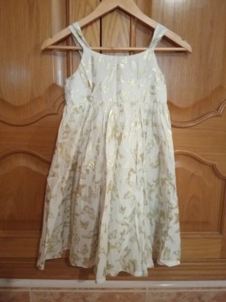 Vestido niña 7-8 años estampado mariposas