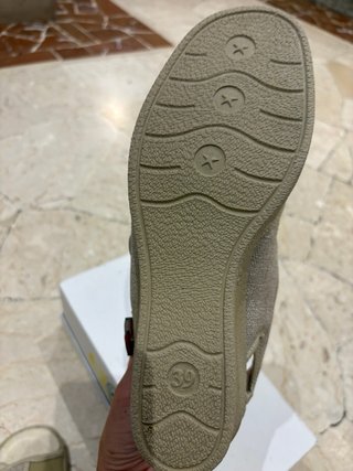 Sandali comodi beige tg 39 Falco