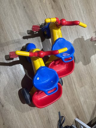 Triciclo Infantil Baby Trike Amarillo y Azul