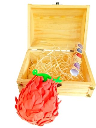 Cofre Madera Decorativo Fruta Diablo