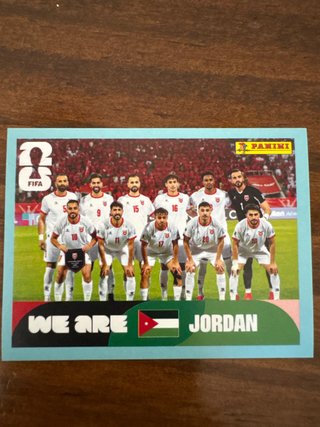 Pegatina Panini FIFA Jordania
