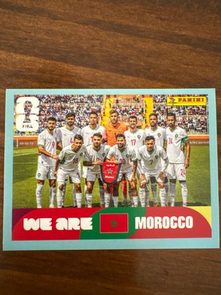 Cromos Panini Mundial Marruecos